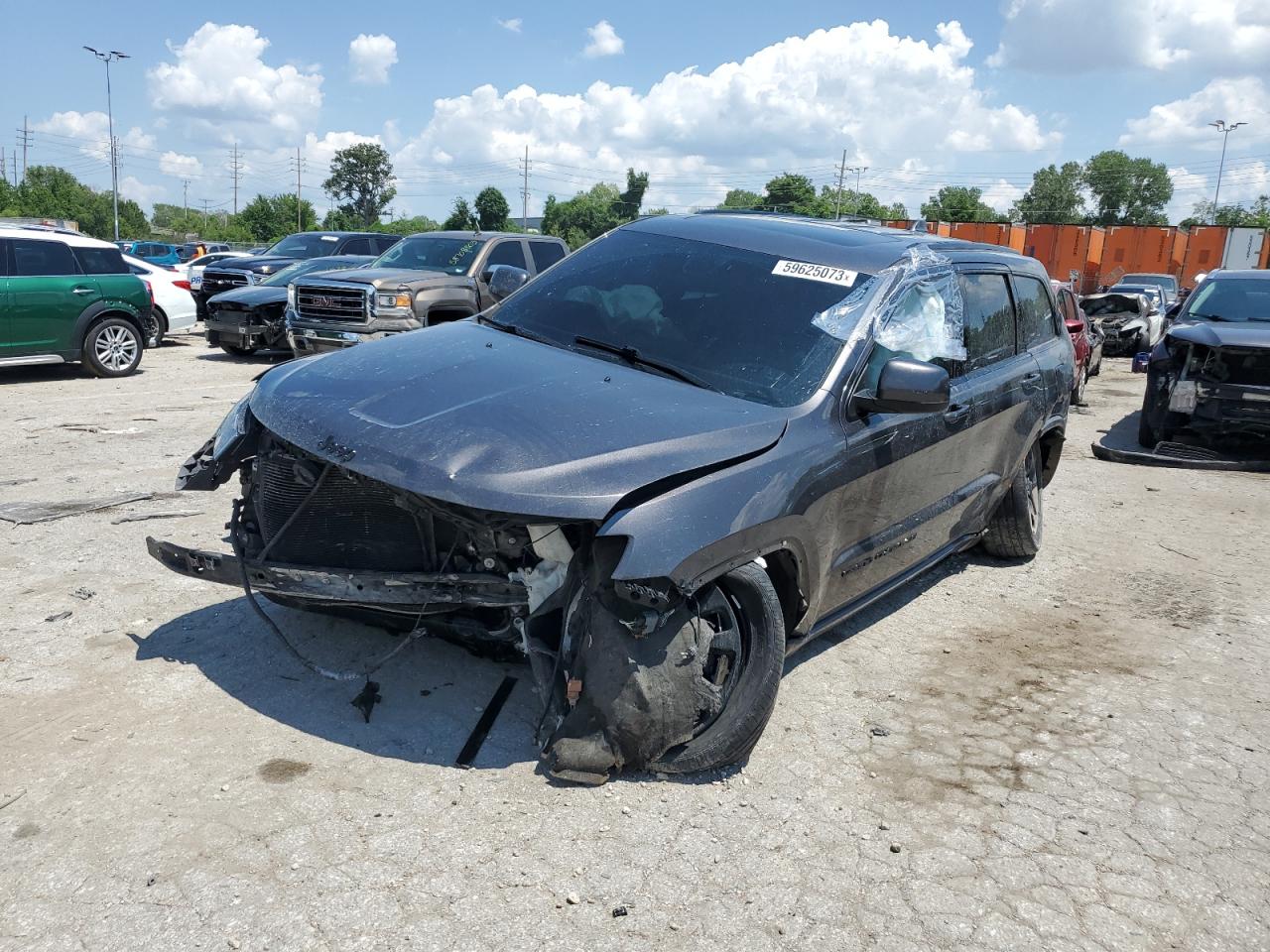 Image 1 of 2019 JEEP GRAND CHEROKEE LAREDO 2019 with VIN 1C4RJFAG8KC761265