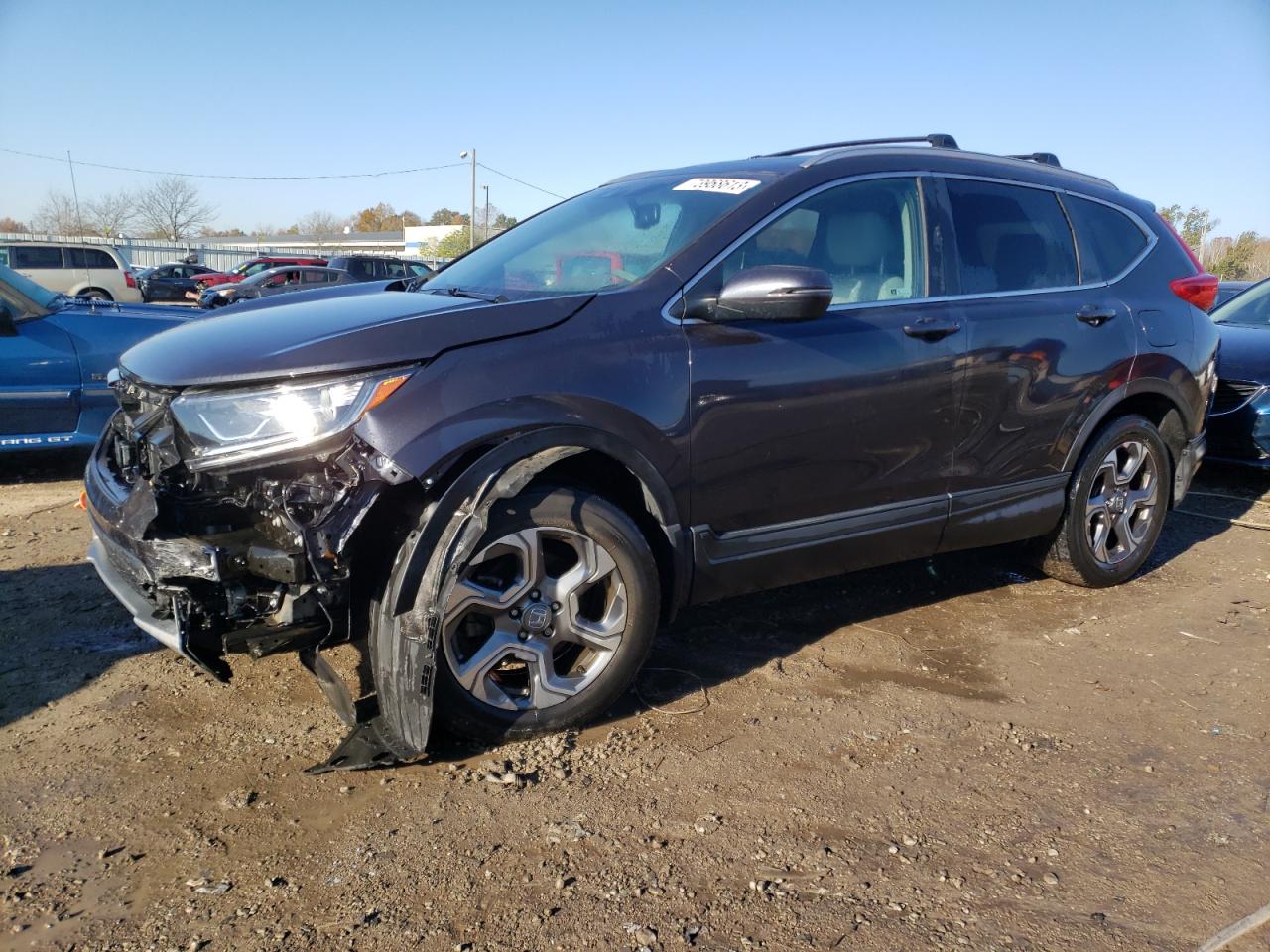 Image 1 of 2019 HONDA CR-V EXL 2019 with VIN 5J6RW2H82KA016543