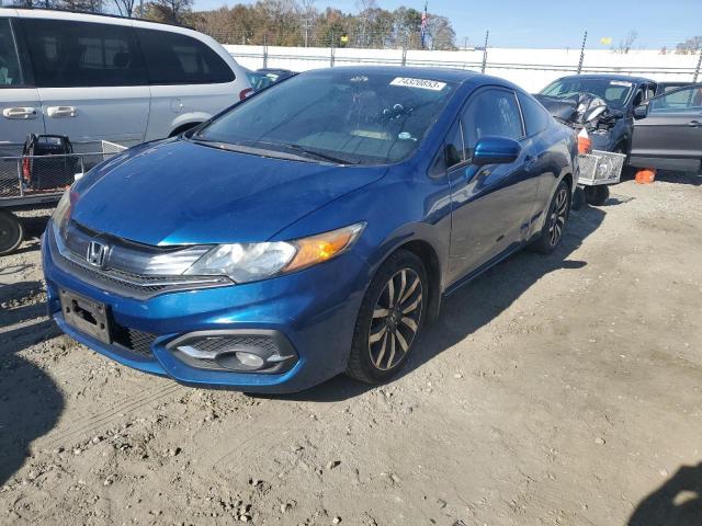 Image 1 of 2015 HONDA CIVIC EXL 2015 with VIN 2HGFG3B05FH532872
