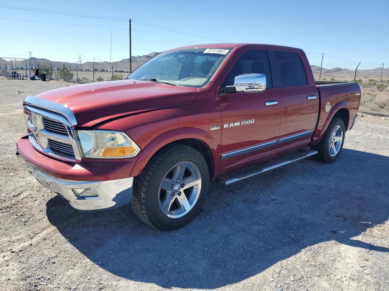 Image 1 of 2011 DODGE RAM 1500  2011 with VIN 1D7RB1CT2BS637899