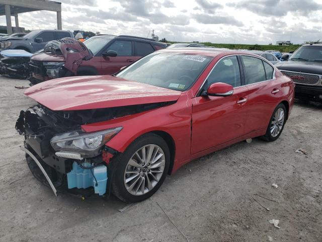 Image 1 of 2021 INFINITI Q50 LUXE 2021 with VIN JN1EV7BR7MM751013