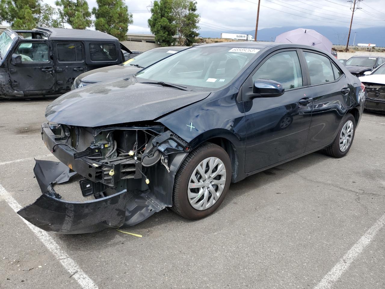Image 1 of 2018 TOYOTA COROLLA L 2018 with VIN 2T1BURHE8JC004807