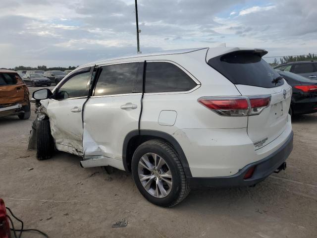 Image 2 of 2015 TOYOTA HIGHLANDER XLE 2015 with VIN 5TDKKRFHXFS042749