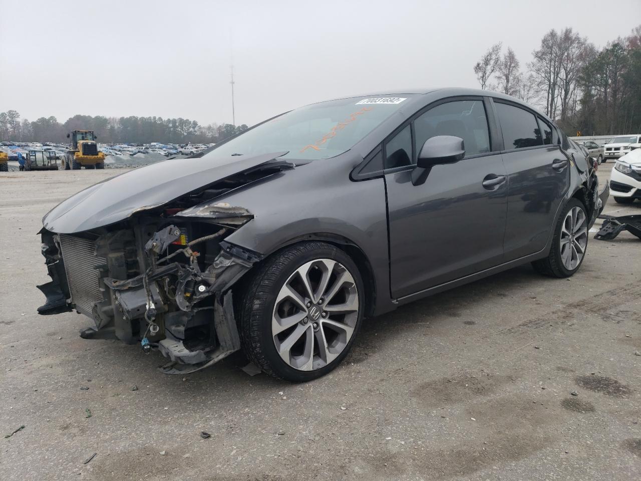 Image 1 of 2012 HONDA CIVIC LX 2012 with VIN 2HGFB2F53CH539992