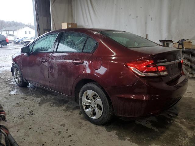 Image 2 of 2014 HONDA CIVIC LX 2014 with VIN 19XFB2F53EE247966