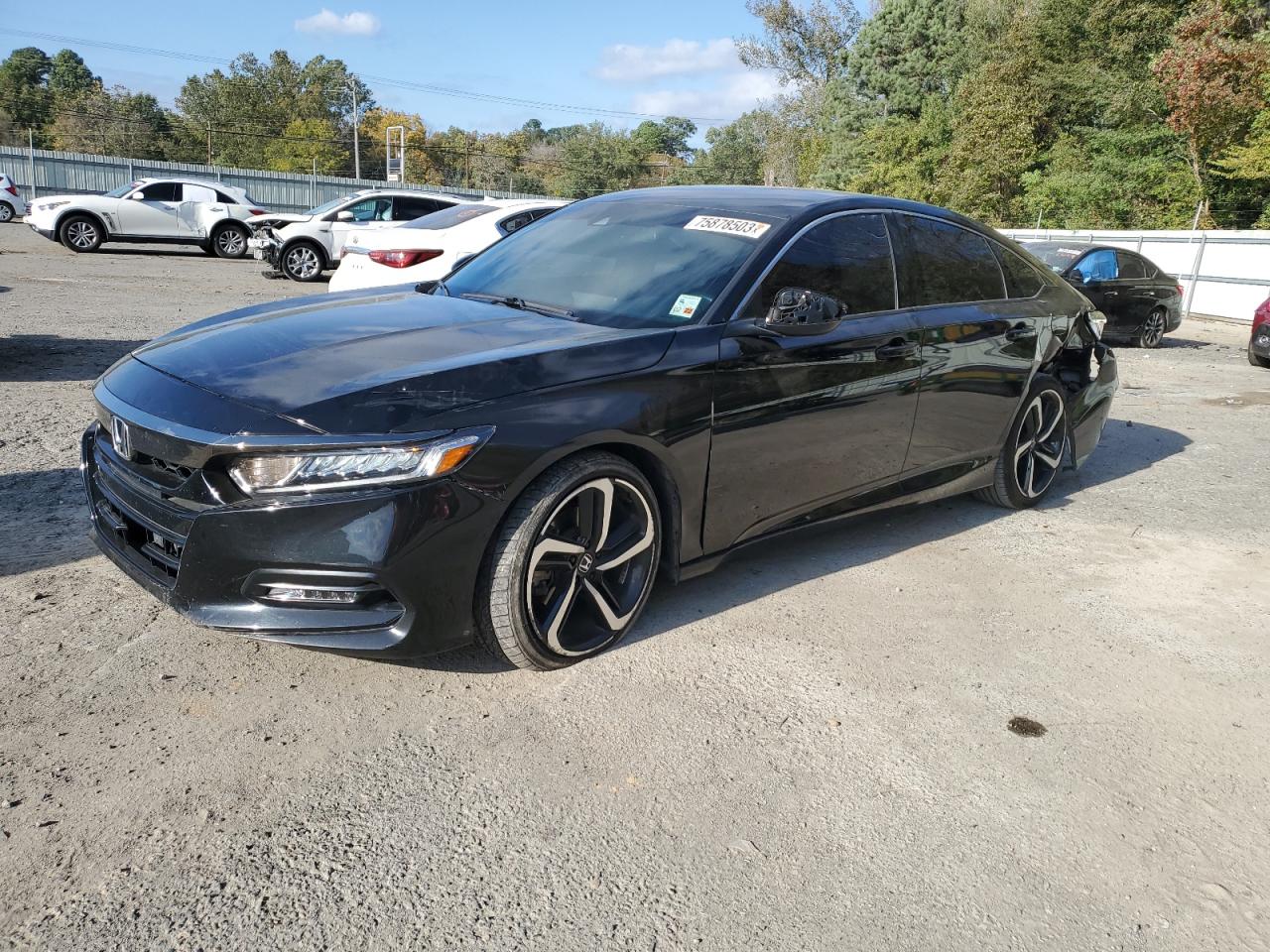 Obraz 1 z 2018 HONDA ACCORD SPORT 2018 z VIN 1HGCV1F38JA181299