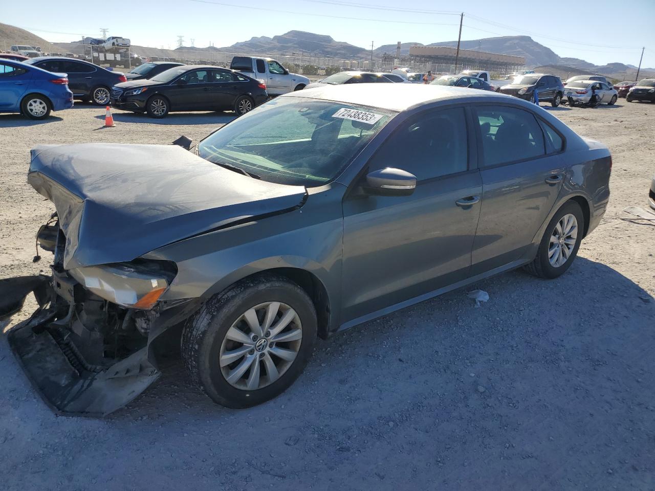 Image 1 of 2014 VOLKSWAGEN PASSAT S 2014 with VIN 1VWAS7A31EC079603