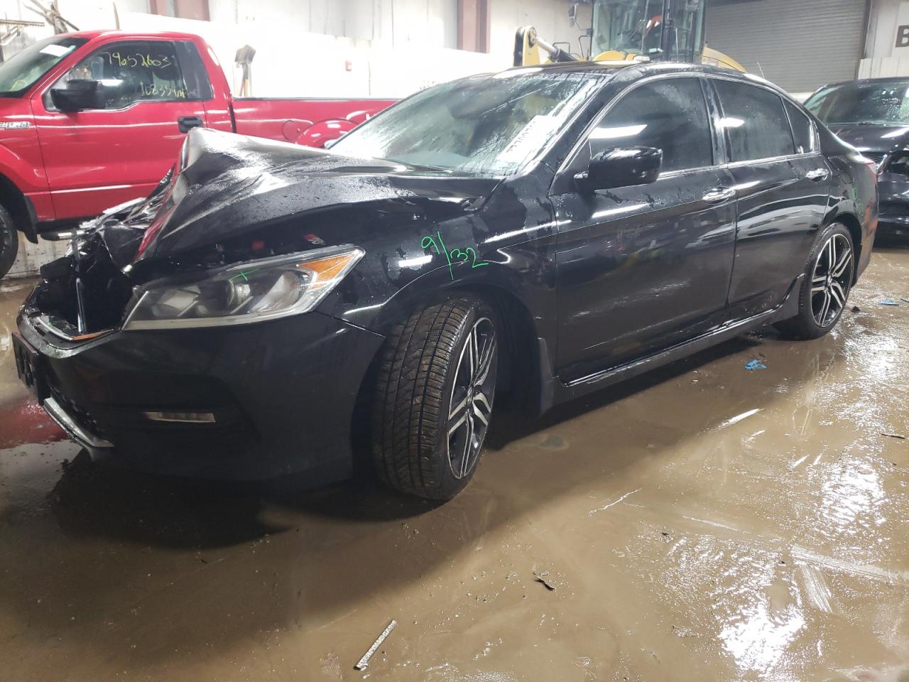 Image 1 of 2017 HONDA ACCORD SPORT 2017 with VIN 1HGCR2E53HA118473