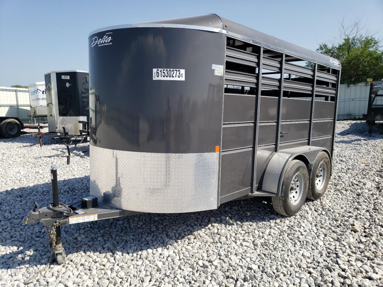 Image 2 of 2023 DELTA 14' LIVESTOCK TRAILER 2023 with VIN 4MWBS1421PN055535