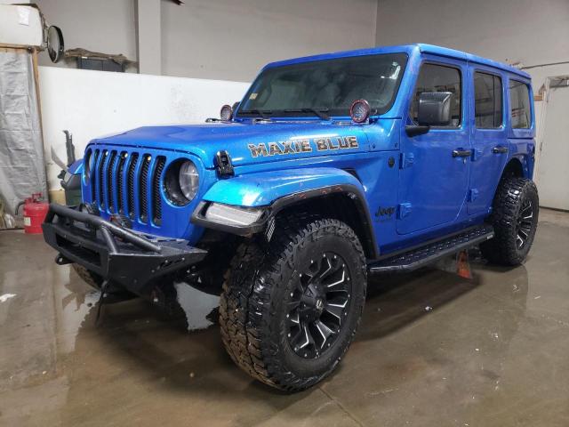 Image 1 of 2021 JEEP WRANGLER UNLIMITED SAHARA 2021 with VIN 1C4HJXEG9MW650852