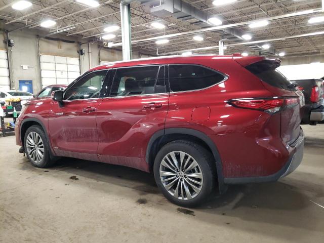 Image 2 of 2021 TOYOTA HIGHLANDER HYBRID PLATINUM 2021 with VIN 5TDEBRCH9MS035032