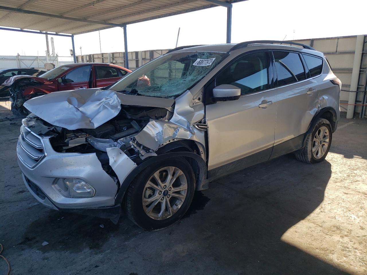 Image 1 of 2017 FORD ESCAPE SE 2017 with VIN 1FMCU9GD3HUB29462