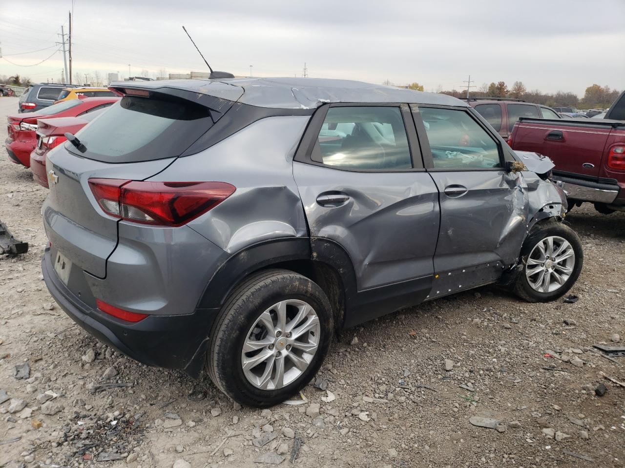 Image 3 of 2021 CHEVROLET TRAILBLAZER LS 2021 with VIN KL79MNSL7MB025579
