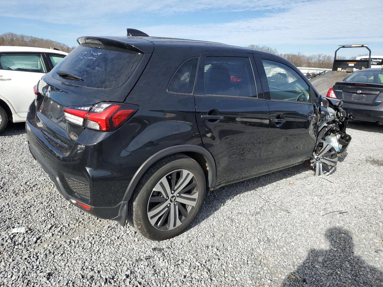 Image 3 of 2022 MITSUBISHI OUTLANDER SPORT ES 2022 with VIN JA4APUAU3NU021959