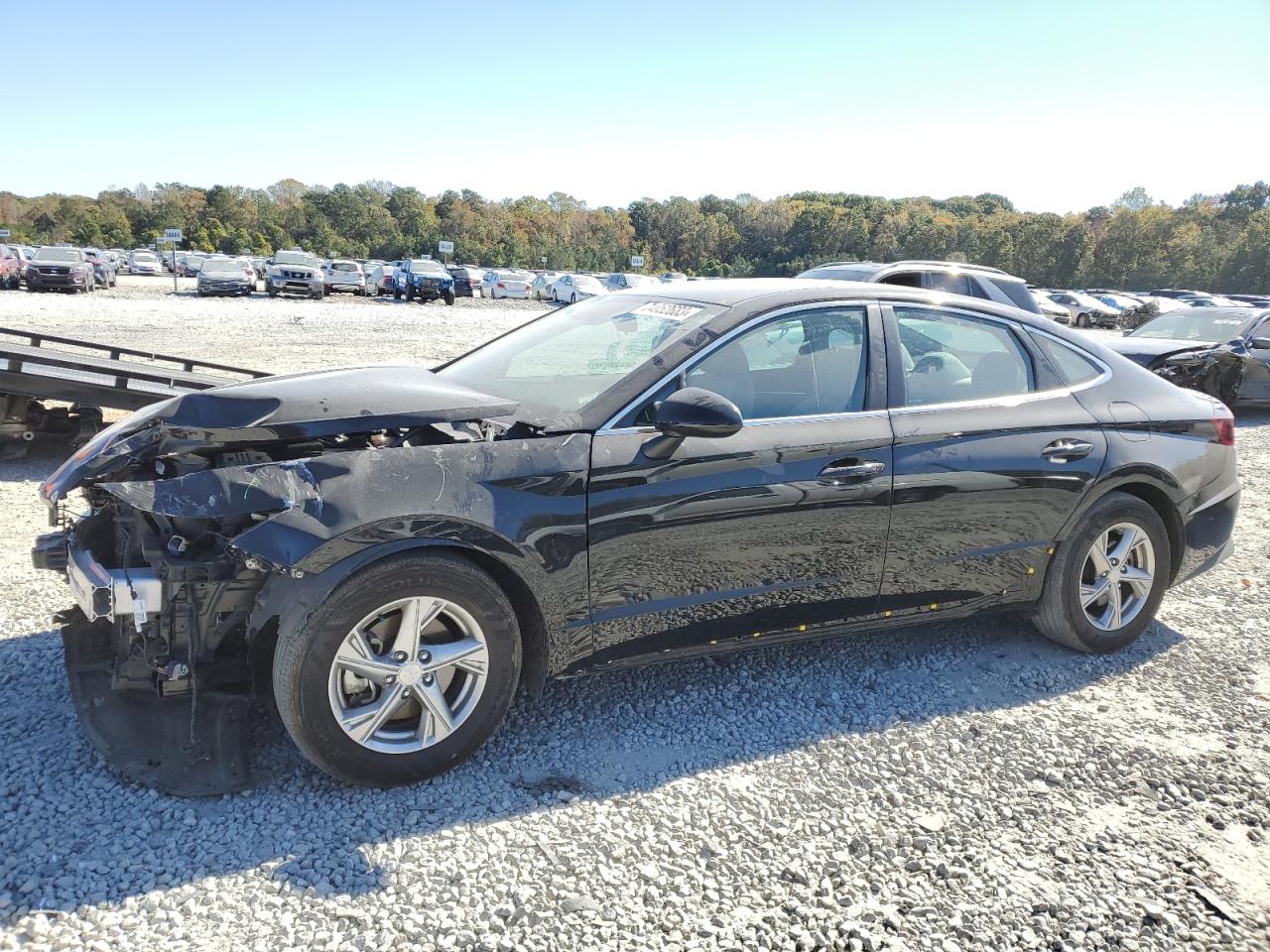 Image 1 of 2022 HYUNDAI SONATA SE 2022 with VIN 5NPEG4JAXNH142169