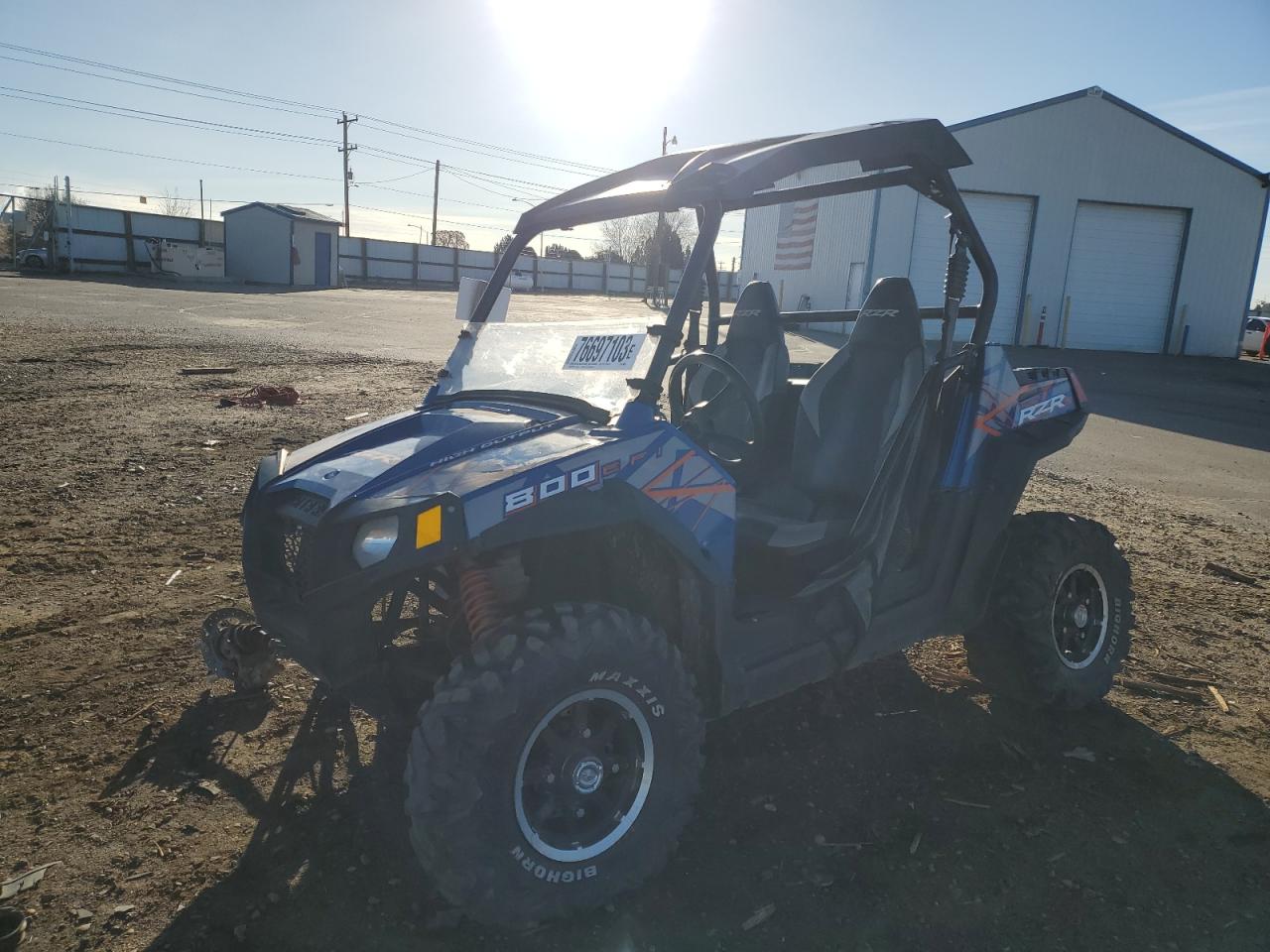 Image 2 of 2013 POLARIS RZR 800 S 2013 with VIN 4XAVE76A8DF260267