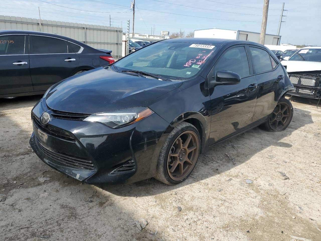 Image 1 of 2018 TOYOTA COROLLA L 2018 with VIN 5YFBURHE4JP832630