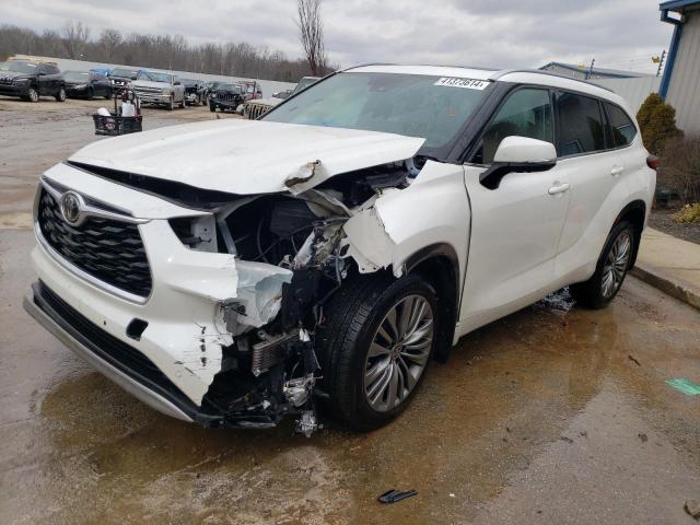 Image 1 of 2020 TOYOTA HIGHLANDER PLATINUM 2020 with VIN 5TDFZRBH0LS037820