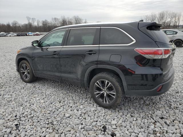Image 2 of 2016 TOYOTA HIGHLANDER XLE 2016 with VIN 5TDKKRFH0GS127021