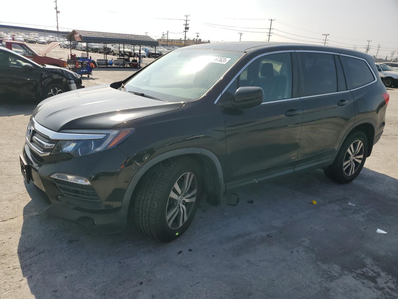Image 1 of 2017 HONDA PILOT EXLN 2017 with VIN 5FNYF5H76HB003580