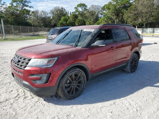 Image 1 of 2017 FORD EXPLORER XLT 2017 with VIN 1FM5K8D86HGB48733