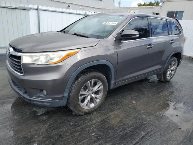 Image 1 of 2014 TOYOTA HIGHLANDER LE 2014 with VIN 5TDZKRFH4ES004611