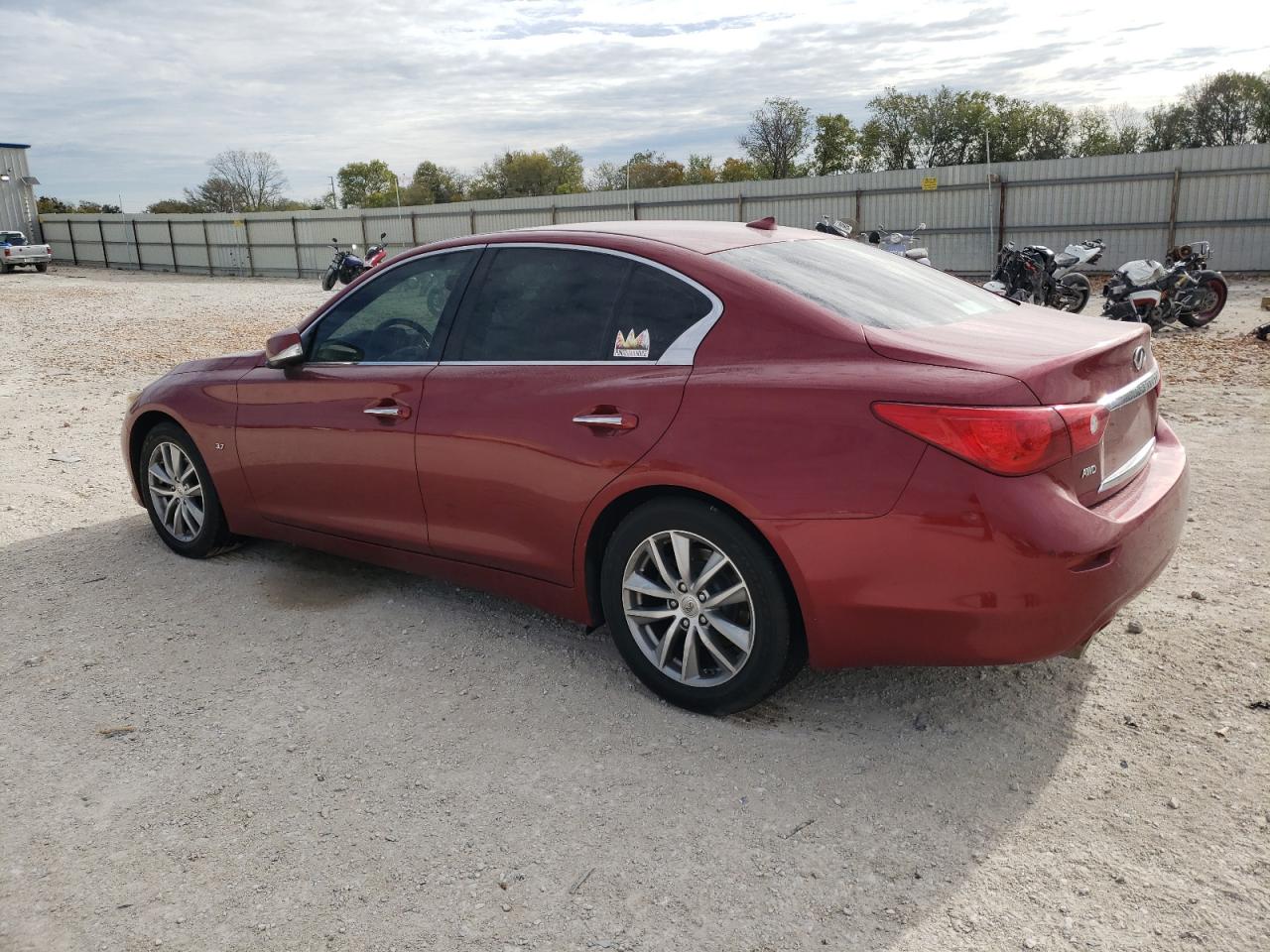 Image 2 of 2014 INFINITI Q50 BASE 2014 with VIN JN1BV7AR8EM694987
