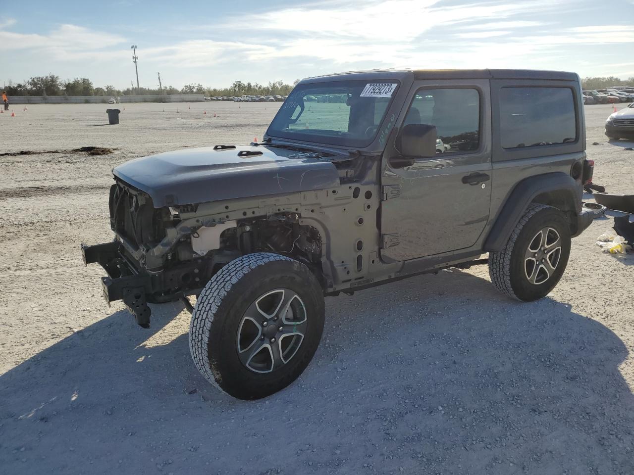 Image 1 of 2020 JEEP WRANGLER SPORT 2020 with VIN 1C4GJXAG6LW176827