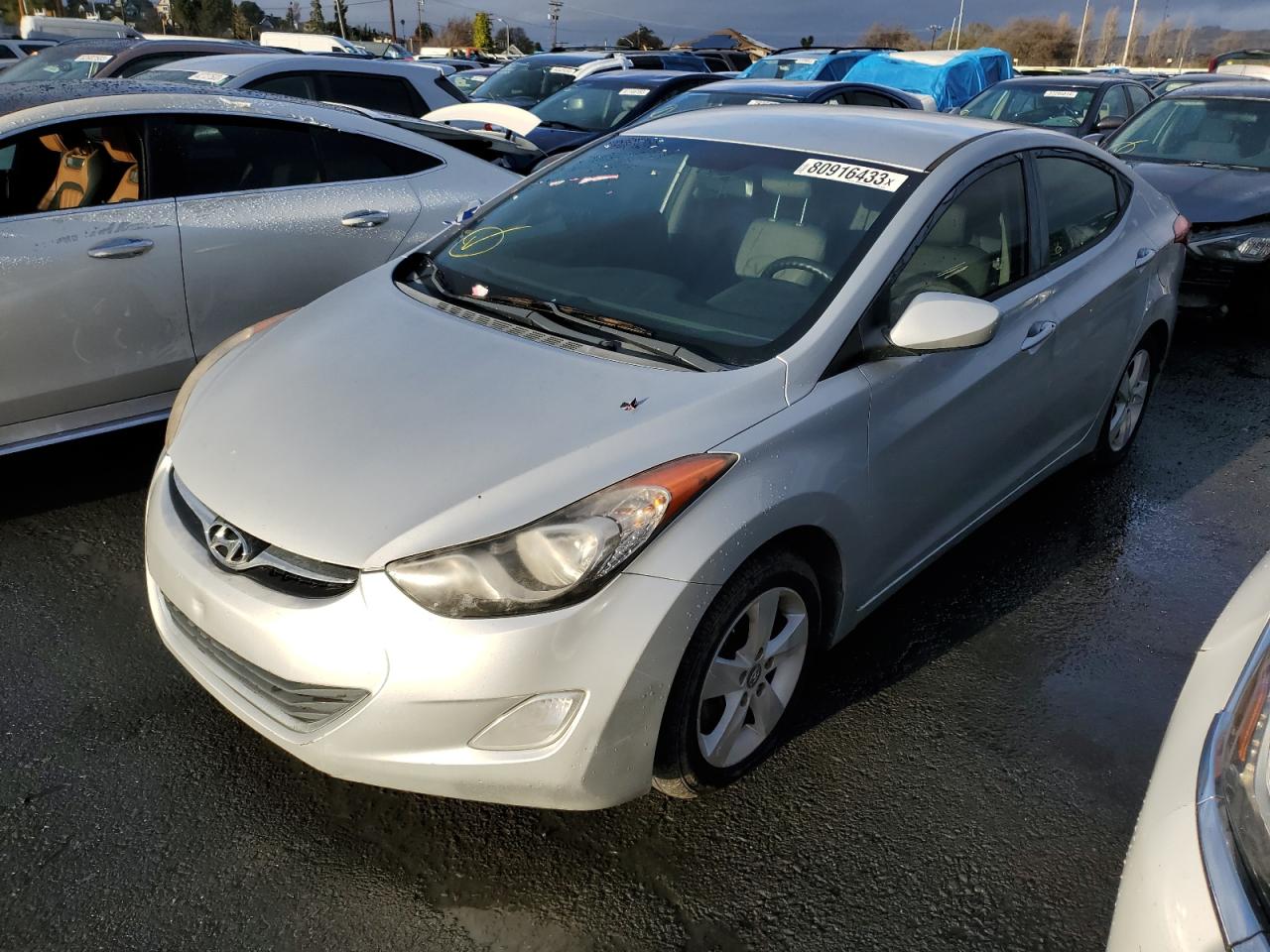 Image 1 of 2013 HYUNDAI ELANTRA GLS 2013 with VIN KMHDH4AE3DU787063