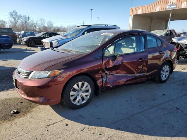 Изображение 1 2012 HONDA CIVIC LX 2012 с VIN 19XFB2F56CE107469