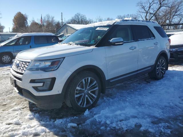 Image 1 of 2016 FORD EXPLORER PLATINUM 2016 with VIN 1FM5K8HT8GGC40570
