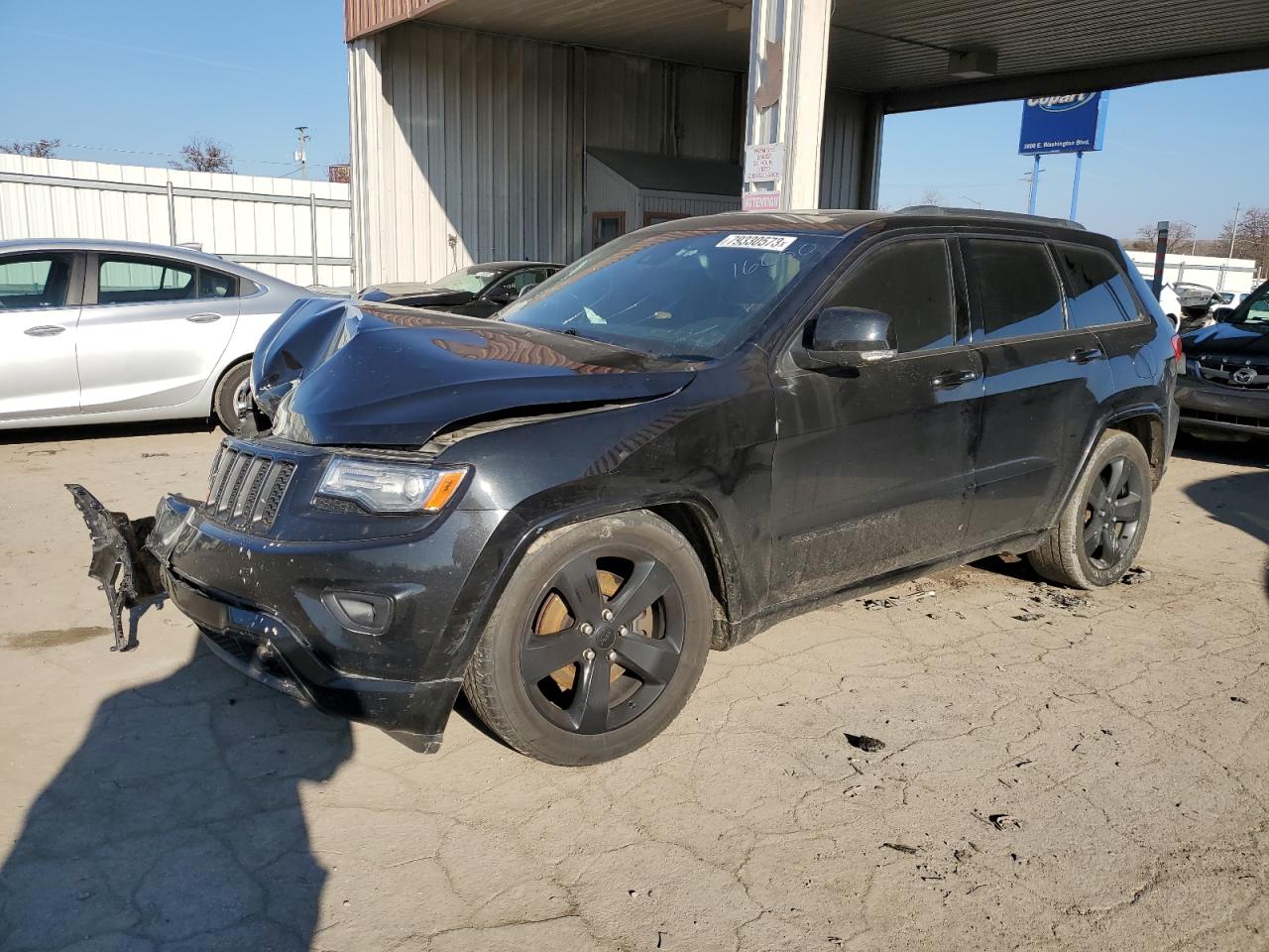 Image 1 of 2014 JEEP GRAND CHEROKEE OVERLAND 2014 with VIN 1C4RJFCMXEC316050