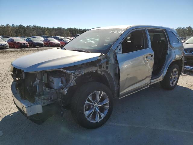 Image 1 of 2015 TOYOTA HIGHLANDER XLE 2015 with VIN 5TDKKRFH4FS110396