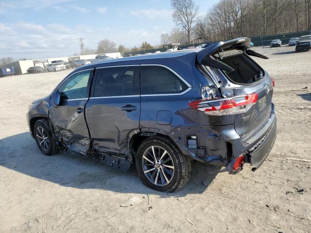 Image 2 of 2019 TOYOTA HIGHLANDER SE 2019 with VIN 5TDJZRFHXKS713631