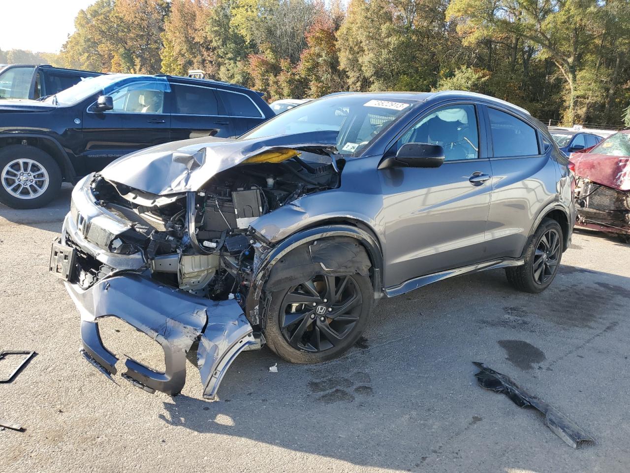 Image 1 of 2021 HONDA HR-V SPORT 2021 with VIN 3CZRU6H1XMM749381