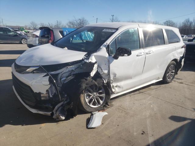 Image 1 of 2022 TOYOTA SIENNA LE 2022 with VIN 5TDKRKEC0NS107969