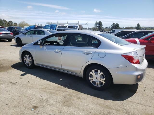 Image 2 of 2012 HONDA CIVIC HYBRID 2012 with VIN JHMFB4F28CS008035