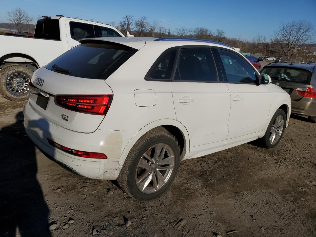 Image 3 of 2017 AUDI Q3 PREMIUM 2017 with VIN WA1ECCFS6HR006135