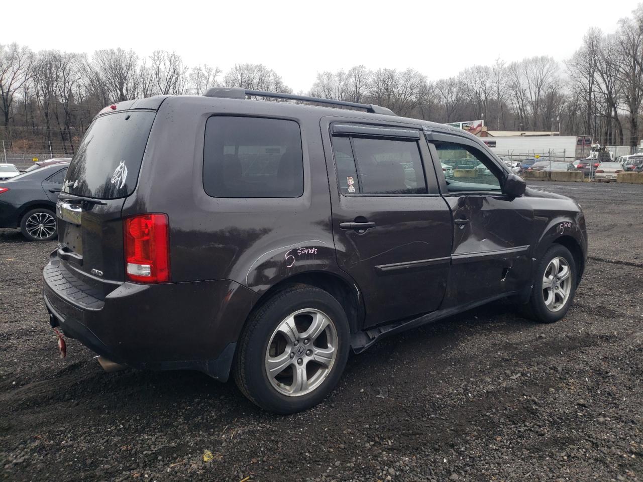 Изображение 3 2013 HONDA PILOT EXL 2013 с VIN 5FNYF4H69DB010003