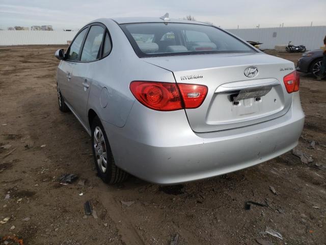 Obraz 3 z 2010 HYUNDAI ELANTRA BLUE 2010 z VIN KMHDU4AD4AU144316
