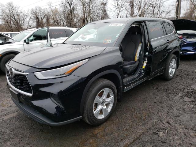 Изображение 1 2021 TOYOTA HIGHLANDER L 2021 с VIN 5TDCZRBH5MS072566