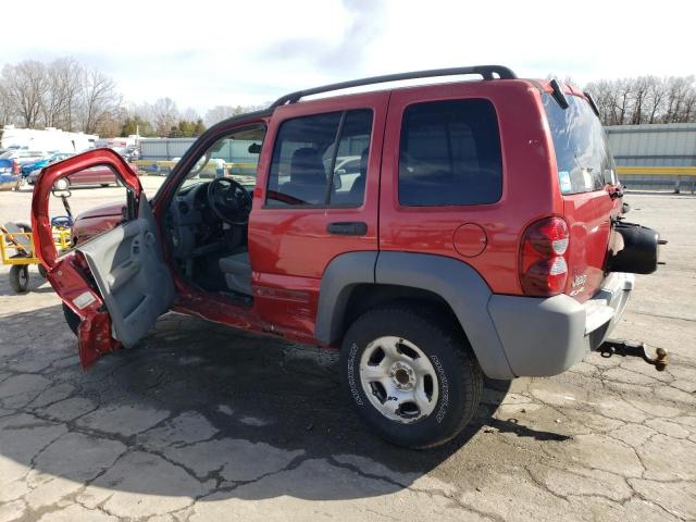 Image 2 of 2005 JEEP LIBERTY SPORT 2005 with VIN 1J4GL48K15W671937