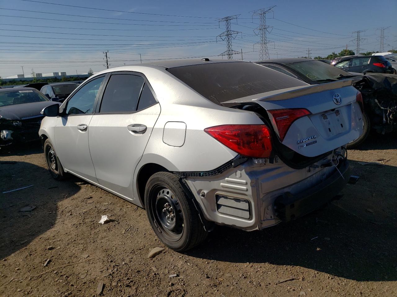 Image 2 of 2017 TOYOTA COROLLA L 2017 with VIN 5YFBURHE0HP603193