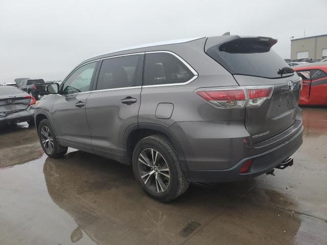 Image 2 of 2016 TOYOTA HIGHLANDER XLE 2016 with VIN 5TDKKRFH9GS163323