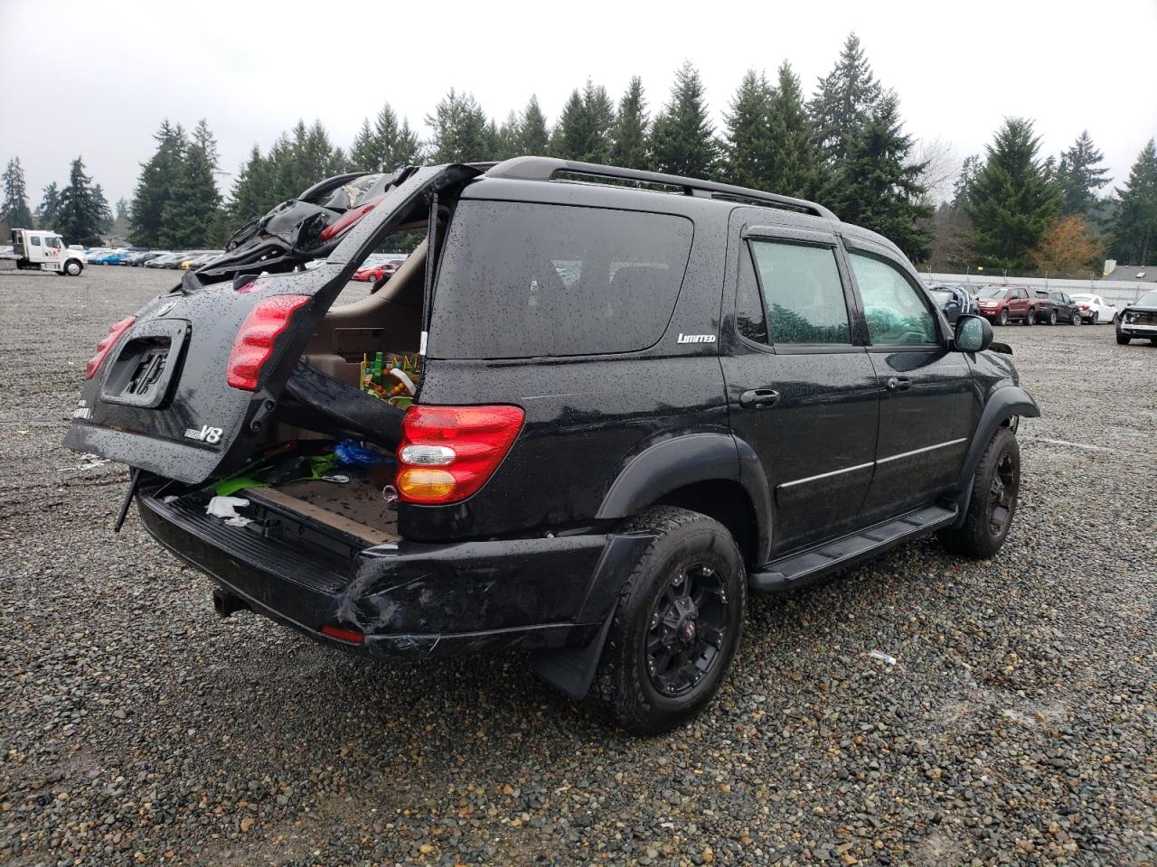 Image 3 of 2001 TOYOTA SEQUOIA LIMITED 2001 with VIN 5TDZT38A71S014764