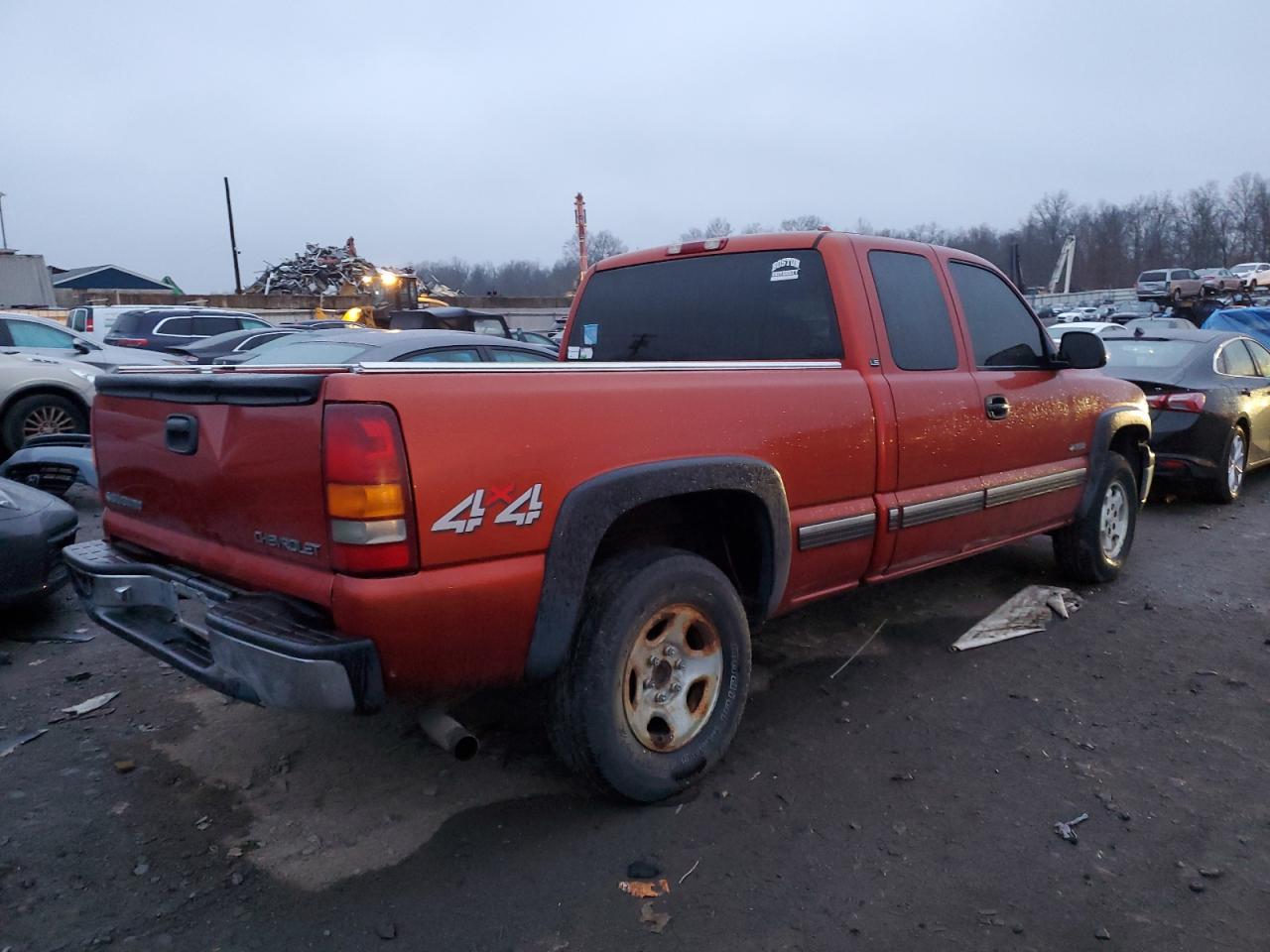 Image 3 of 2001 CHEVROLET SILVERADO K1500 2001 with VIN 1GCEK19V01E165880