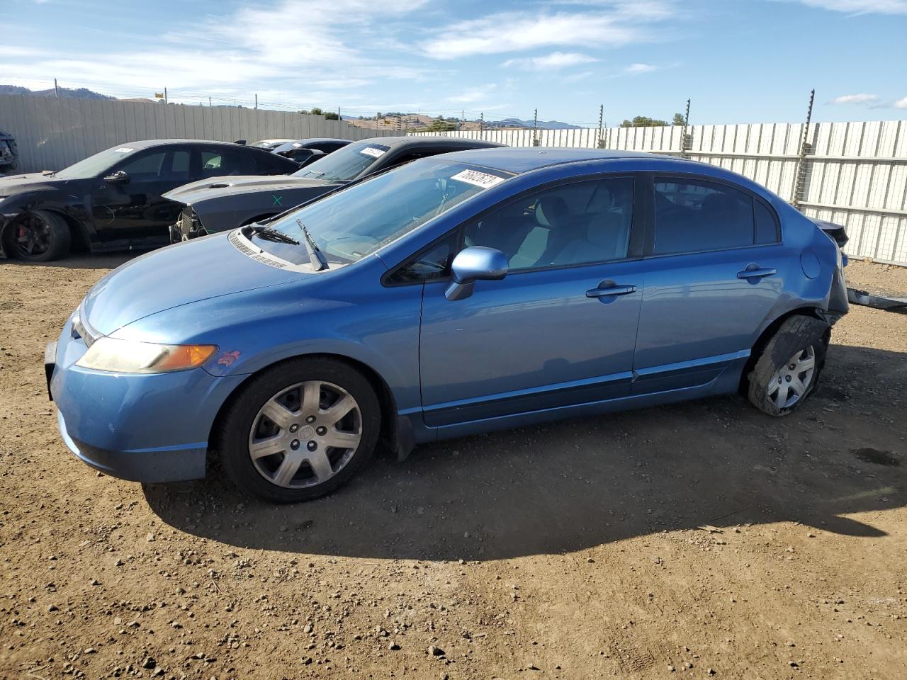 Image 1 of 2008 HONDA CIVIC LX 2008 with VIN 1HGFA16538L045252