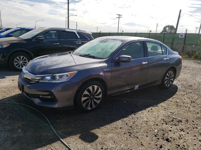 Image 1 of 2017 HONDA ACCORD HYBRID EXL 2017 with VIN JHMCR6F59HC023715