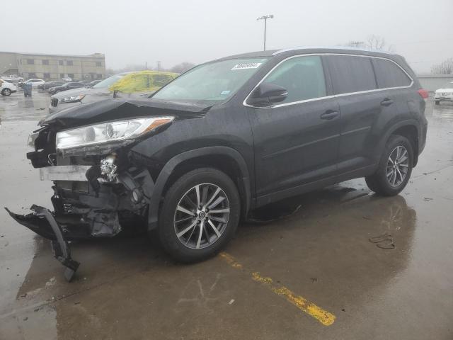 Image 1 of 2019 TOYOTA HIGHLANDER SE 2019 with VIN 5TDJZRFH3KS614729