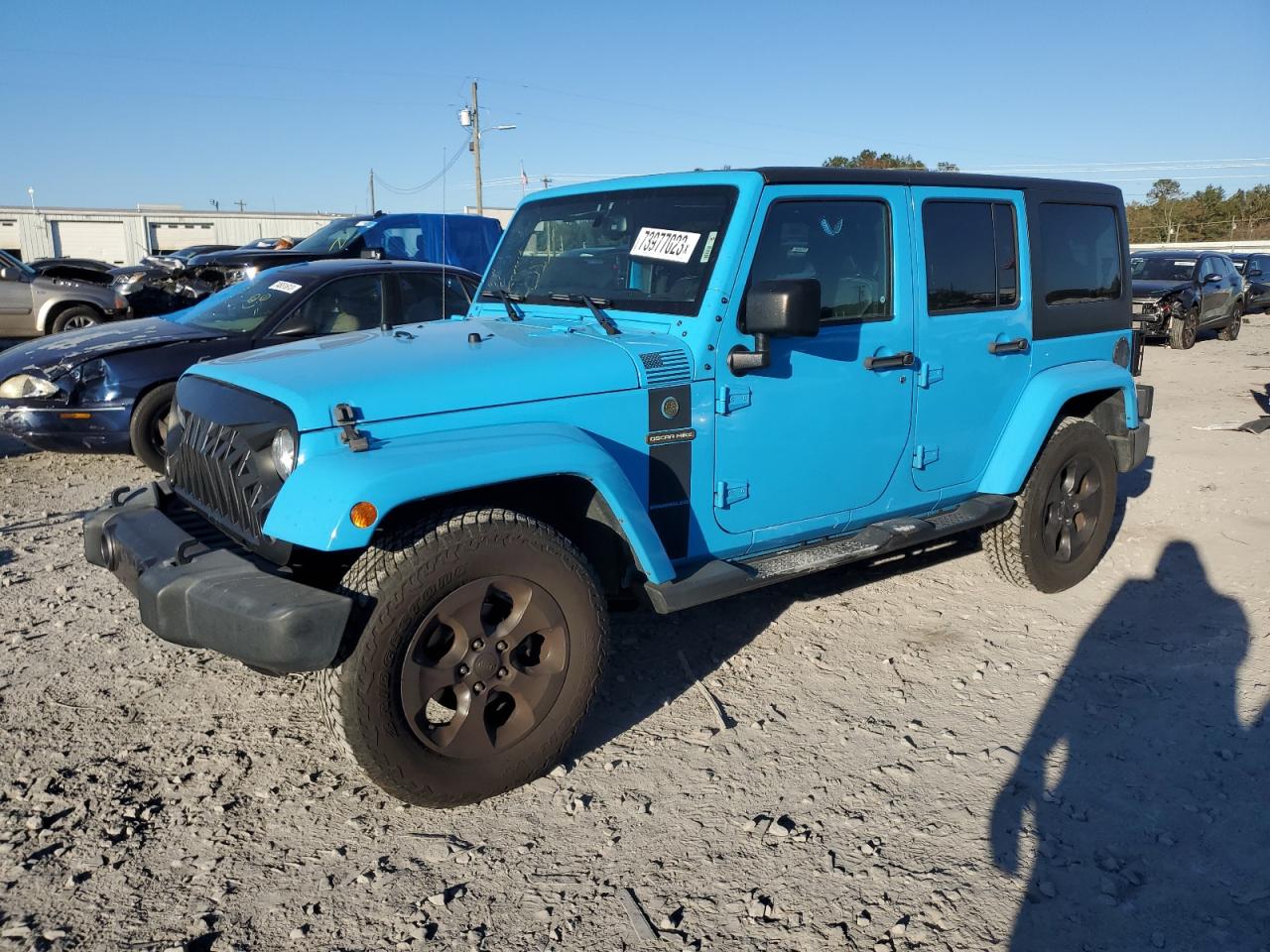 Image 1 of 2017 JEEP WRANGLER UNLIMITED SPORT 2017 with VIN 1C4BJWDG7HL563346